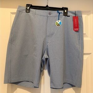 NWT = Travis Matthew’s Beck Athletic Golf Shorts Size 36 in a Beautiful Blue